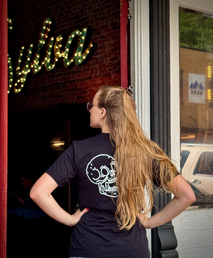 Black BRB Shirt with Skull