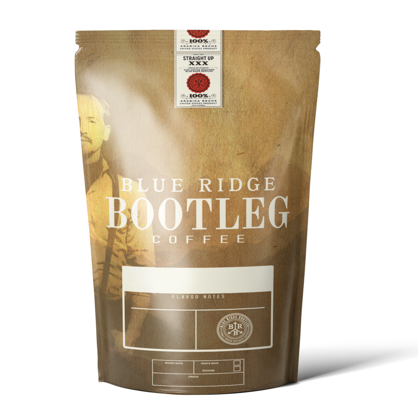 BLUE RIDGE BOOTLEG ROASTER'S CHOICE COFFEE 1 lb + (Fair Trade/Organic)